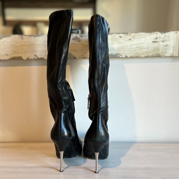 Steven by Steve Madden Tall Knee Length Leather Boots - Picture 3 of 6